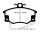 EBC Blackstuff Bremsbeläge Vorderachse für LANCIA PRISMA (831_) 1.6 i.e. (831AB) - 80 KW / DP420/4