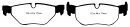 EBC Blackstuff Bremsbeläge Hinterachse für BMW...