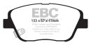 EBC Greenstuff Bremsbeläge Vorderachse für KIA...
