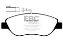 EBC Blackstuff Bremsbeläge Vorderachse für FIAT...