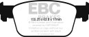 EBC Yellowstuff Bremsbeläge Vorderachse für...
