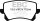 EBC Yellowstuff Bremsbeläge Hinterachse für AUDI Q3 (8UB, 8UG) RS 2.5 quattro - 250 KW / DP42278R