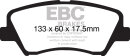 EBC Yellowstuff Bremsbeläge Vorderachse für...