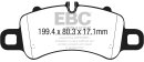 EBC Yellowstuff Bremsbeläge Vorderachse für...