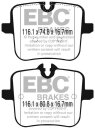 EBC Yellowstuff Bremsbeläge Hinterachse für BMW...