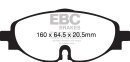 EBC Blackstuff Bremsbeläge Vorderachse für VW...