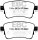 EBC Blackstuff Bremsbeläge Hinterachse für AUDI A6 C8 Avant (4A5) S6 TDI Mild Hybrid quattro - 257 KW / DPX2435