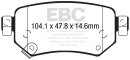 EBC Blackstuff Bremsbeläge Hinterachse für...