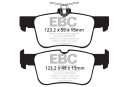 EBC Blackstuff Bremsbeläge Hinterachse für FORD...