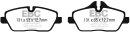 EBC Blackstuff Bremsbeläge Vorderachse für BMW...