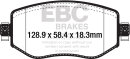 EBC Blackstuff Bremsbeläge Vorderachse für...