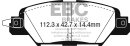 EBC Blackstuff Bremsbeläge Hinterachse für...