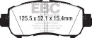 EBC Blackstuff Bremsbeläge Vorderachse für AUDI Q5 Sportback (FYT) 35 TDI - 120 KW / DPX2436