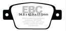 EBC Greenstuff Bremsbeläge Hinterachse für ALFA...