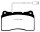 EBC Yellowstuff Bremsbeläge Vorderachse für ALFA ROMEO SPIDER (939_) 3.2 JTS Q4 - 191 KW / DP41540R