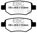 EBC Redstuff Bremsbeläge Hinterachse für VW...