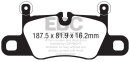 EBC Redstuff Bremsbeläge Hinterachse für...