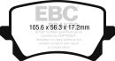 EBC Bluestuff NDX Bremsbeläge Hinterachse für...