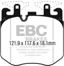 EBC Bluestuff NDX Bremsbeläge Vorderachse für...