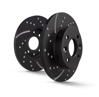 EBC Turbo Groove Disc 345mm Vorderachse für AUDI A3 (8P1) 2.0 TFSI - 147 KW / GD1285