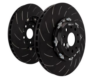 EBC Swept-Groove Sportbremsscheibe 2-teilig und vollschwimmend 365mm Vorderachse für AUDI A6 C5 (4B2) RS6 quattro - 331 KW / SG2F010