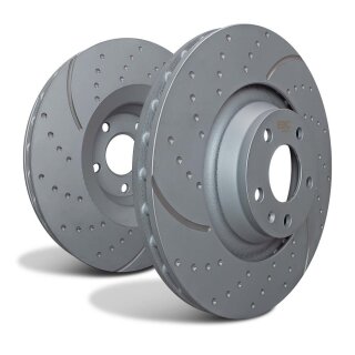 EBC Turbo Groove Disc 330mm Hinterachse für AUDI A7 Sportback (4KA) 40 TDI Mild Hybrid - 150 KW / GD1846