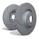 EBC Turbo Groove Disc 330mm Hinterachse für AUDI A6...