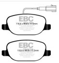 EBC Blackstuff Bremsbeläge Hinterachse für ALFA...