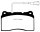 EBC Blackstuff Bremsbeläge Vorderachse für ALFA ROMEO 166 (936_) 2.0 V6 (936A3___) - 151 KW / DP1536