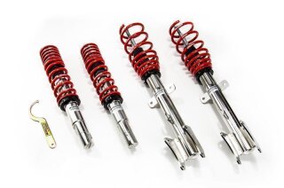 MTS Technik Gewindefahrwerk Street Inox für ALFA ROMEO 147 (937_) 1.9 JTDM 8V - 88 KW / XMTSGWAL02