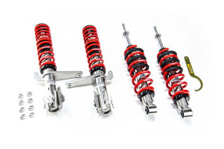 MTS Technik Gewindefahrwerk Street Inox für AUDI 80 Avant (8C, B4) 1.9 TDI - 66 KW / XMTSGWAU34