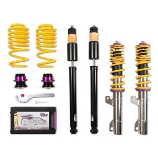 KW Gewindefahrwerk Variante 1 inox für AUDI A3 (8L1) 1.8 T / 10210005