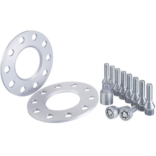 H&R TRAK+ Spurverbreiterung + Schrauben + Schloss DR-ABE 10 mm silber für BMW Z3 Coupe (E36) 2.8 i / 75725-05