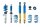 Bilstein B16 PSS10 Gewindefahrwerk AUDI A3 Sportback (8VA, 8VF) 2.0 TFSI / 48-254960